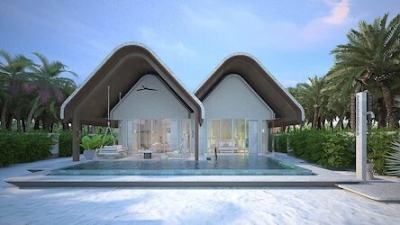 Two Bedroom Beach Villa with Pool