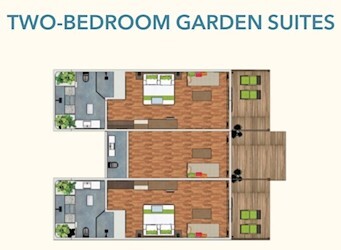Two Bedroom Garden Suite
