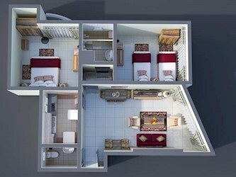 Two Bedroom Apartment (with/without Extra Bed)