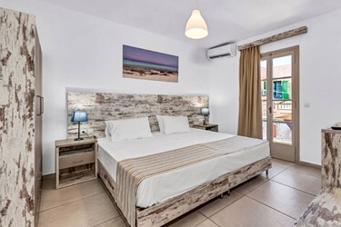 Junior Suite Bedroom & Living Room for 4 Persons A/C