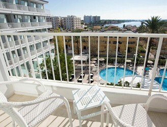 Double Pool View with Balcony