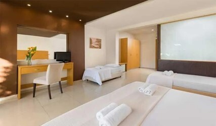 Family Room Open Plan Pool View