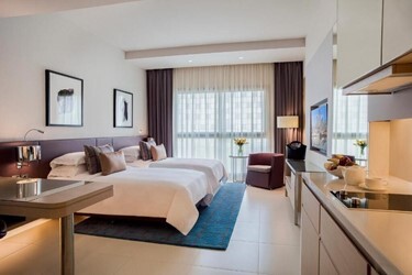 Studio - twin beds
