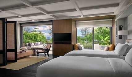 Ocean View Pool Pavilion - Two Twins