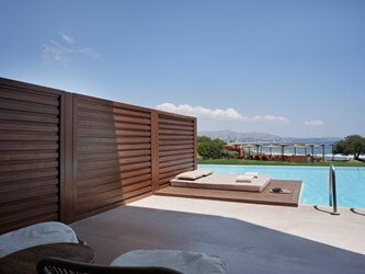 Double Bungalow Room Beach Front Sharing Pool