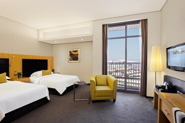 Sea view studio - twin beds