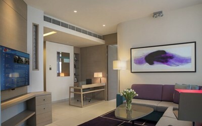 Spacious one bedroom suite