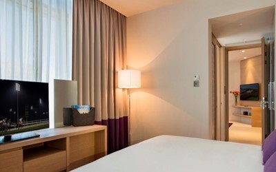 Spacious one bedroom suite