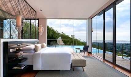 Three-Bedroom Presidential Villa with Balcony and Ocean View
