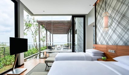 Three-Bedroom Presidential Villa with Balcony and Ocean View
