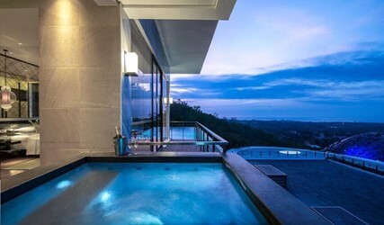 Three-Bedroom Presidential Villa with Balcony and Ocean View