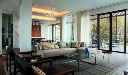 Three-Bedroom Presidential Villa with Balcony and Ocean View