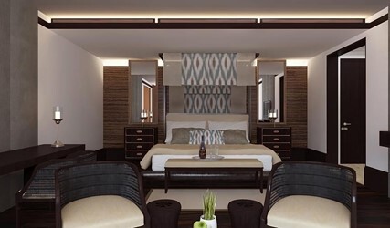 Полу-люкс на скале с собственным бассейном