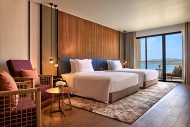 Deluxe Family Room with Two Queen-size Beds Sea View with Balcony