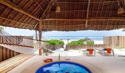 Beachfront Bungalow with Plunge Pool