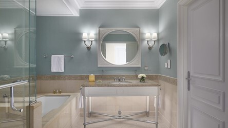 Pool Terrace Suite Mediterranean Sea and Swimming Pool View