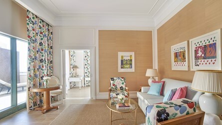 Pool Terrace Suite Mediterranean Sea and Swimming Pool View