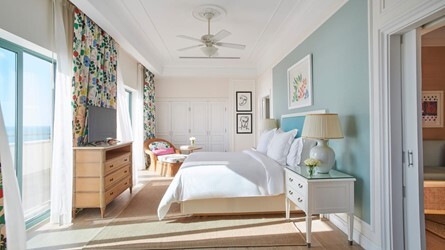 Pool Terrace Suite Mediterranean Sea and Swimming Pool View