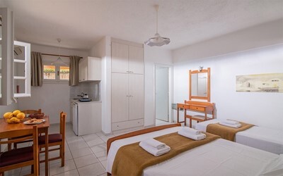 Triple Studio with Mountain or Garden View A/C