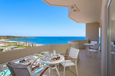 Suite 1 Bedroom with Sea View