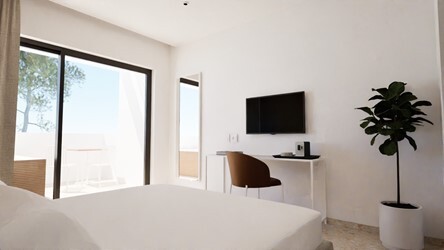 Junior Suite with Private Tub on the Balcony