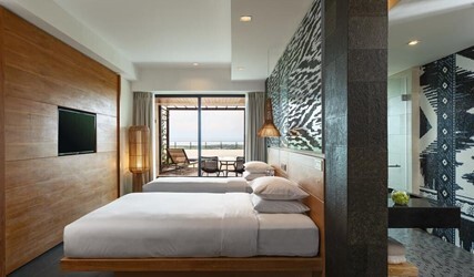 Deluxe Twin Room with Terrace and Ocean View