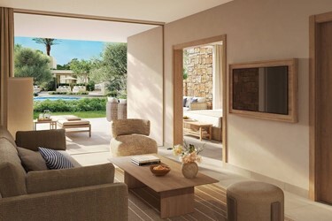 Deluxe 1-Bedroom Bungalow Suite Private Garden PV