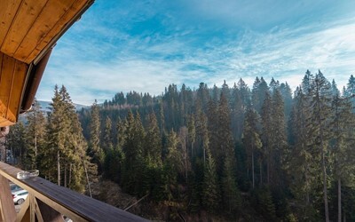 Полулюкс семейный с видом на горы