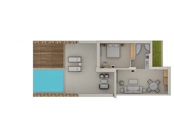 Deluxe 2-Bedroom Bungalow Suite Pr.Pool GV