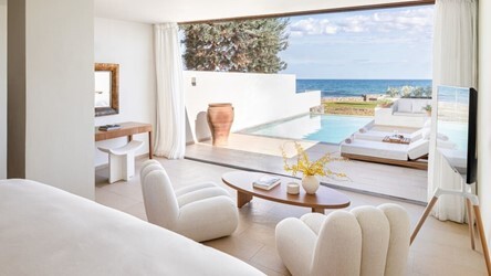 Luxury Junior Suite Private Pool & Gym With Sea View