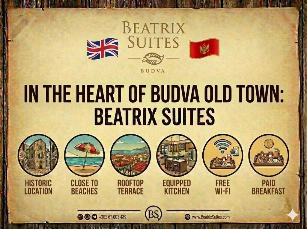 Зображення Beatrix Suites Budva Old Town 3*