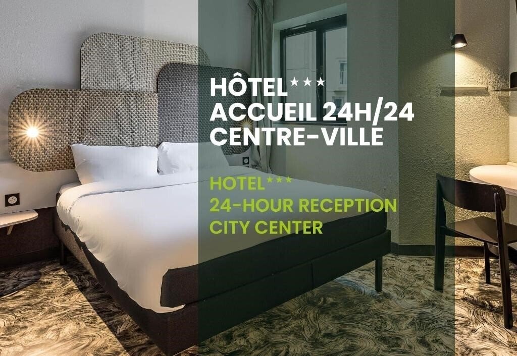 Отель B&B Hotel Rouen Centre Rive Gauche 3*