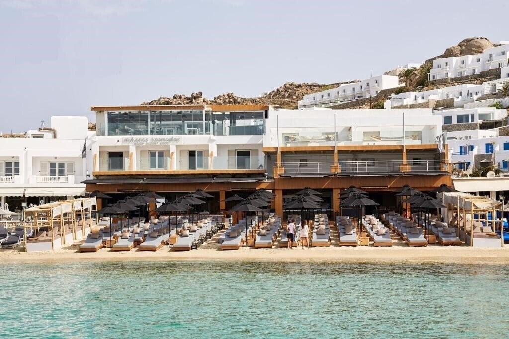 Отель Mykonos Kosmoplaz Beach Resort Hotel 4*