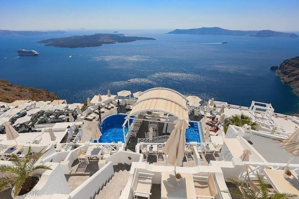 Готель Kafieris Blue Apartments 3*