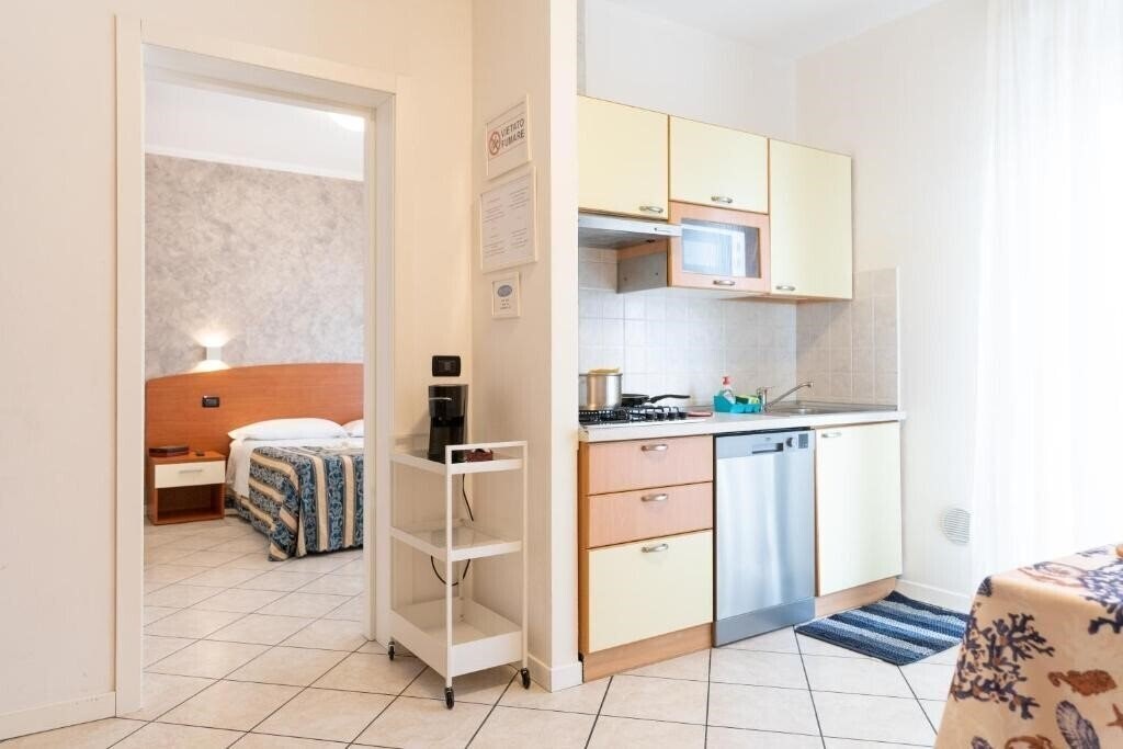 Готель Residence Millenium (Rivazzurra) Apart апартаменты