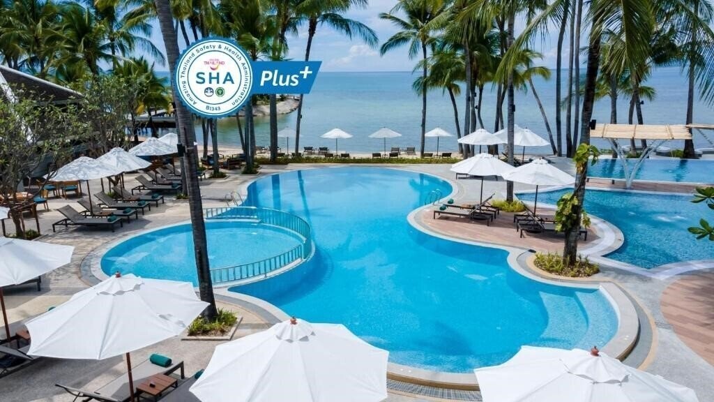 Отель Outrigger Koh Samui Beach Resort - SHA Extra Plus (ex. Manathai Koh Samui, Akaryn Samui Resort) 5*