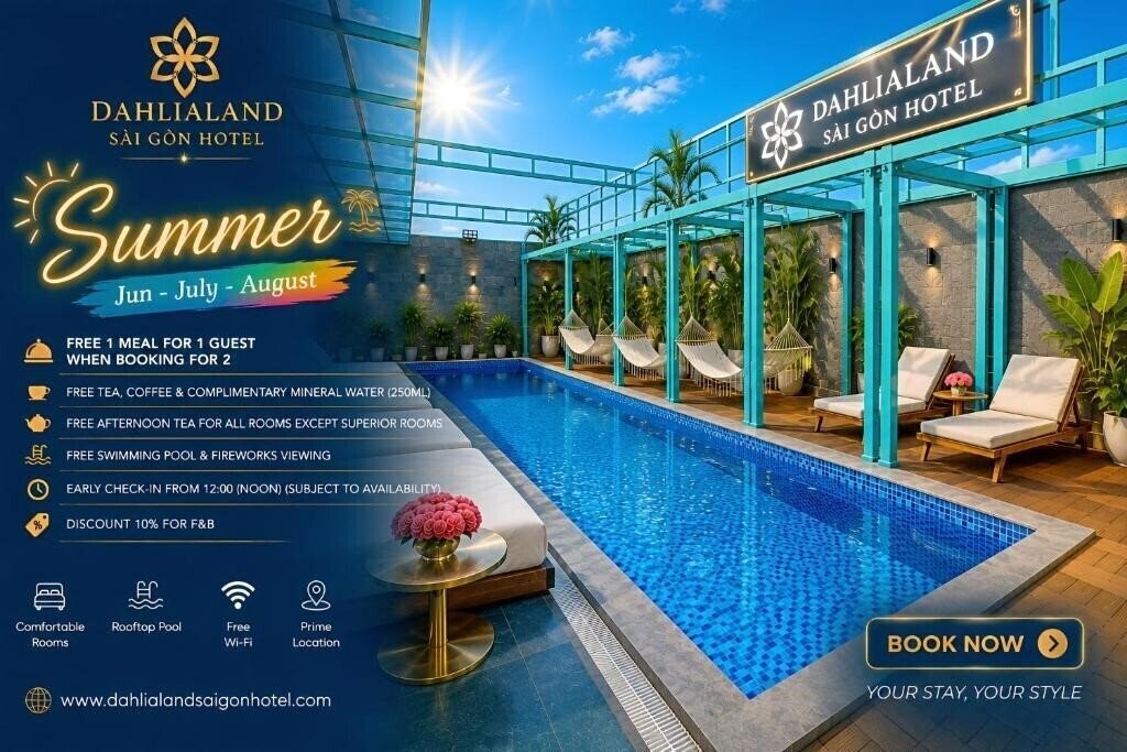 Отель Dahlialand Saigon Hotel 4*